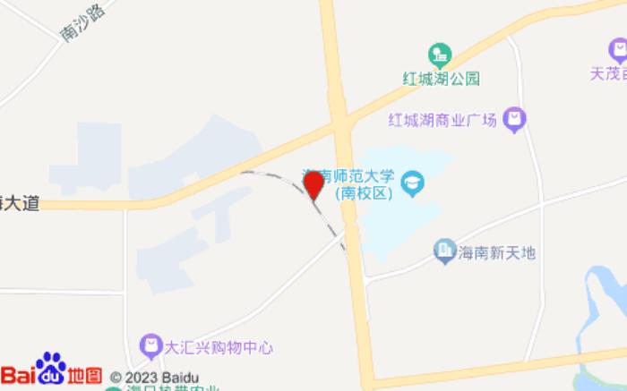 海口東站希爾頓歡朋酒店(龍昆南路店)位置圖 海口東站希爾頓歡朋酒店(龍昆南路店)位置圖