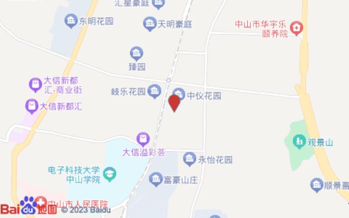 駿怡連鎖酒店(中山石岐大信店)位置圖 駿怡連鎖酒店(中山石岐大信店)位置圖