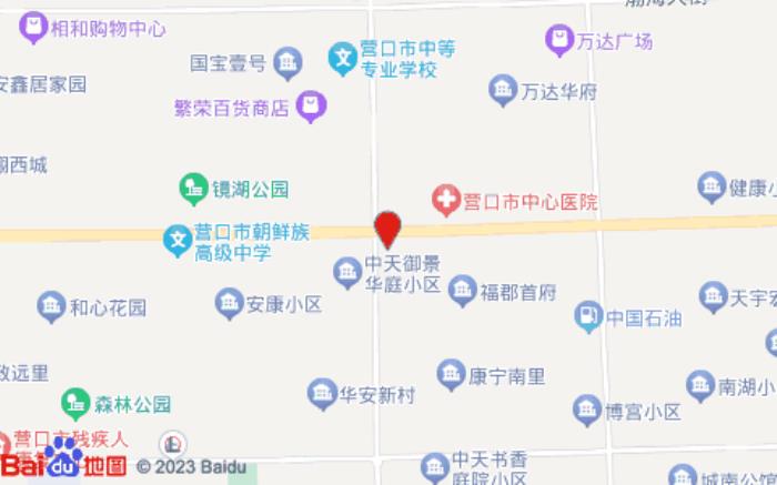 如家驛居酒店(營口市中心醫院店)位置圖 如家驛居酒店(營口市中心醫院店)位置圖