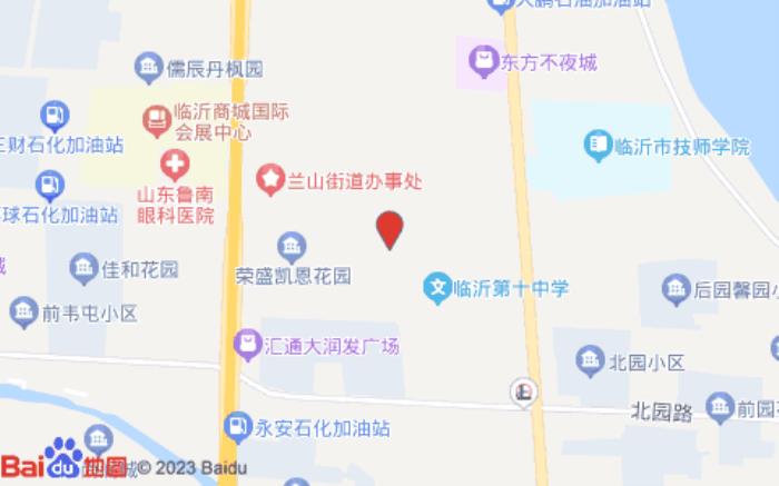 格林豪泰智選酒店(臨沂育才路店)位置圖 格林豪泰智選酒店(臨沂育才路店)位置圖