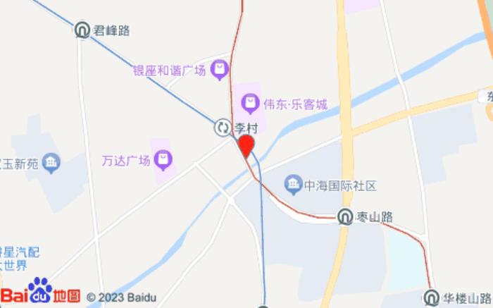 莫泰168(青島李滄京口路萬達廣場店)位置圖 莫泰168(青島李滄京口路萬達廣場店)位置圖