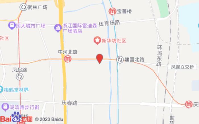 智尚酒店(杭州西湖鳳起路店)位置圖 智尚酒店(杭州西湖鳳起路店)位置圖