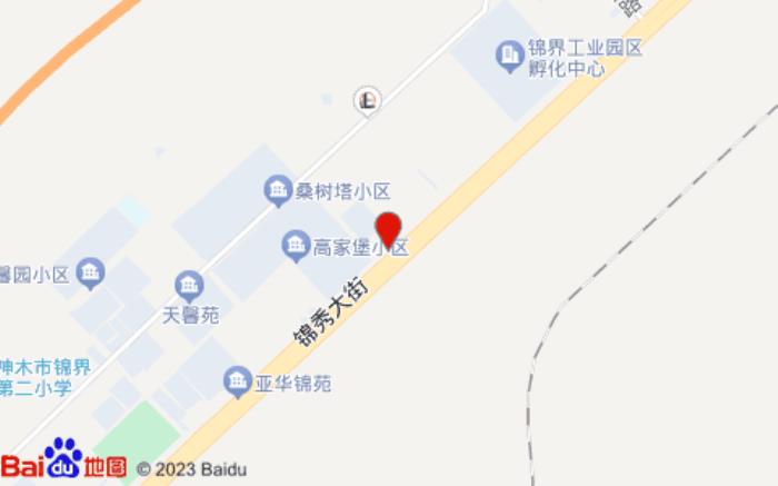 全季酒店(神木錦界店)位置圖