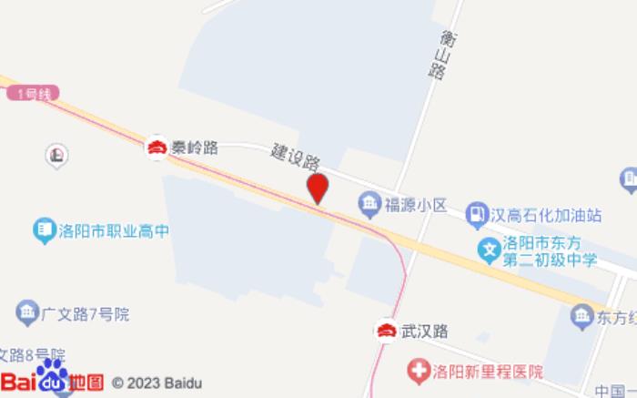全季酒店(洛陽中州西路店)位置圖 全季酒店(洛陽中州西路店)位置圖