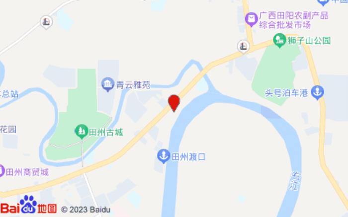 雅斯特美途酒店(田陽古城高鐵站店)位置圖 雅斯特美途酒店(田陽古城高鐵站店)位置圖