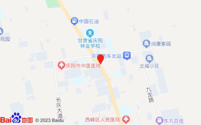 維也納酒店(慶陽西峰區北大街店)位置圖