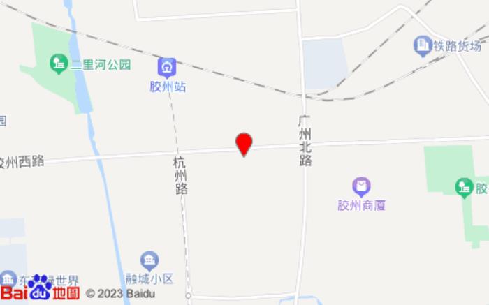 銀座佳驛酒店(膠州西路店)位置圖 銀座佳驛酒店(膠州西路店)位置圖