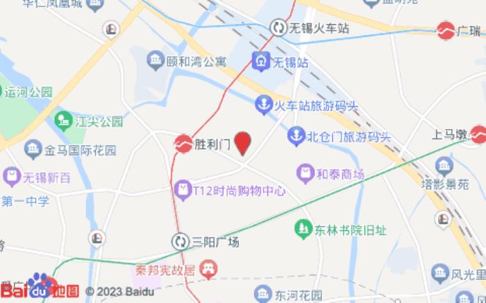 桔子酒店(無錫三陽廣場南長街店)位置圖 桔子酒店(無錫三陽廣場南長街店)位置圖