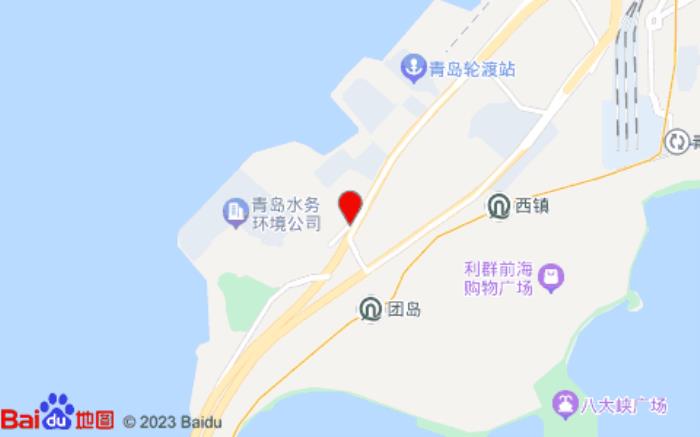 漢庭酒店(青島棧橋金茂灣海濱店)位置圖 漢庭酒店(青島棧橋金茂灣海濱店)位置圖