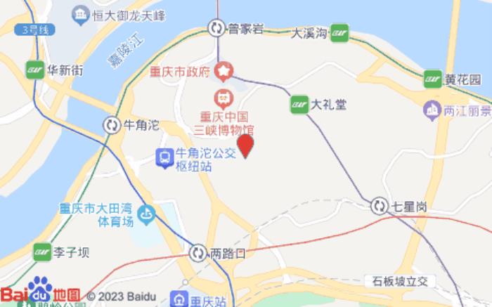 柏曼酒店(重慶渝中大禮堂店)位置圖 柏曼酒店(重慶渝中大禮堂店)位置圖
