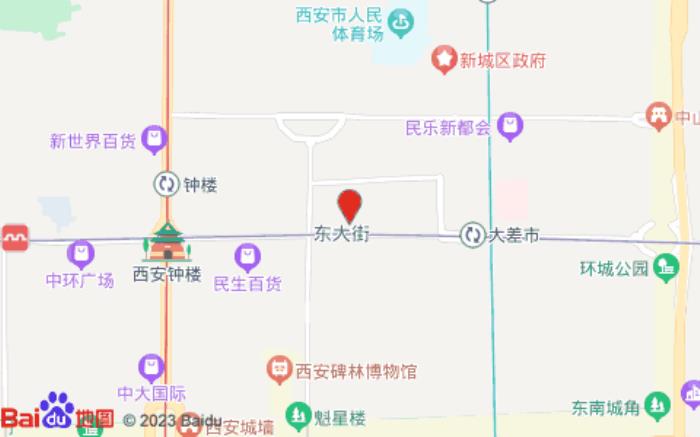 如家精選酒店(西安鐘樓省政府店)位置圖 如家精選酒店(西安鐘樓省政府店)位置圖